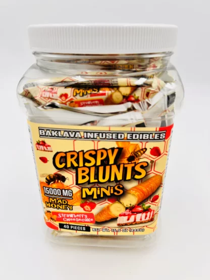 Crispy Blunts Minis Mad Honey 40ct Jar