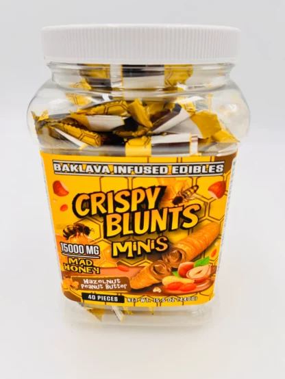 Crispy Blunts Minis Mad Honey 40ct Jar - Image 3